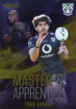 2022 NRL Traders - Master & Apprentice #MA29 Tohu Harris Front